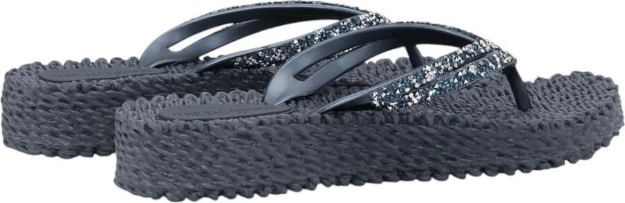 ILSE JACOBSEN Teenslipper 'Cheerful 08M' blauw navy wit - Foto 2
