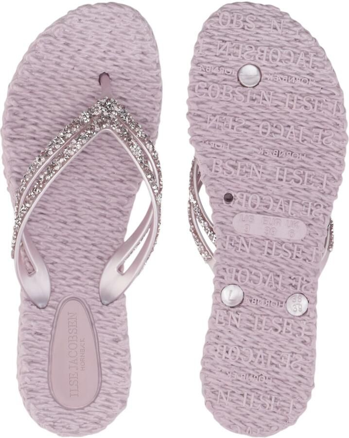 ILSE JACOBSEN Teenslipper 'Cheerful 08M' lichtlila wit - Foto 2