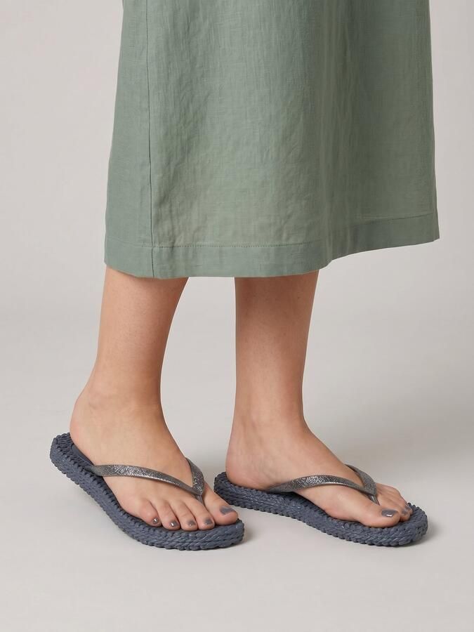 Ilse Jacobsen Vrouwen Rubber Slippers Teenslipper cheerful01 Zilver - Foto 2