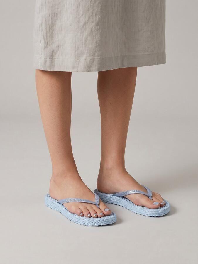Ilse Jacobsen Slippers met glitter CHEERFUL01 658 Blue Bell Blue Bell - Foto 3