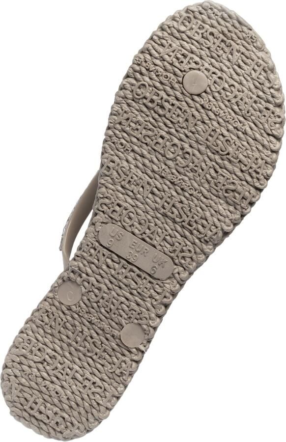 ILSE JACOBSEN Teenslippers Dames Cheerful03g Rubber Taupe - Foto 2