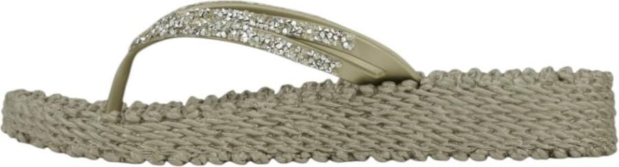 Ilse Jacobsen Platform slippers met zilveren mix strass steen CHEERFUL15 - Foto 6