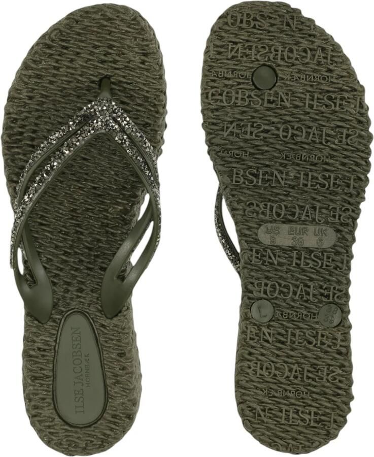 Ilse Jacobsen Platform slippers met zilveren mix strass steen CHEERFUL15 - Foto 2