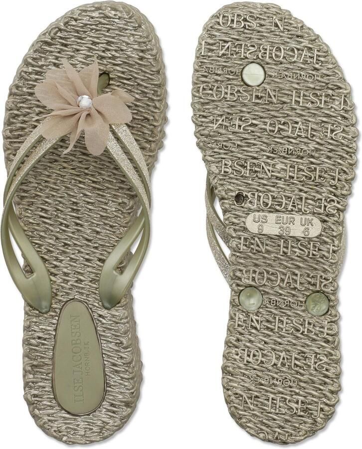Ilse Jacobsen Slippers met bloem en lichte plateauzool CHEERFUL17F - Foto 2
