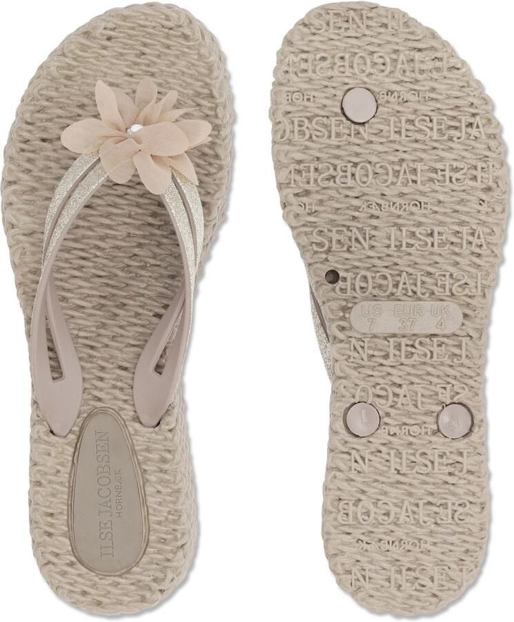 Ilse Jacobsen Slippers met bloem en lichte plateauzool CHEERFUL17F - Foto 2