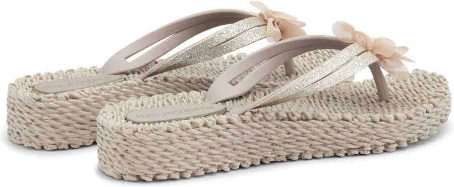 Ilse Jacobsen Slippers met bloem en lichte plateauzool CHEERFUL17F - Foto 4