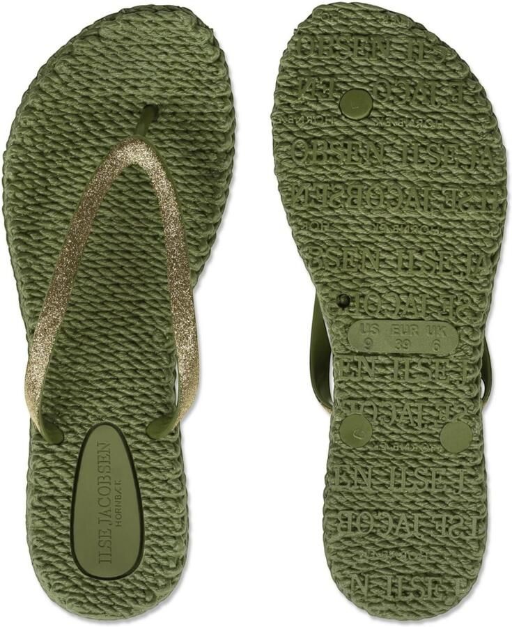 ILSE JACOBSEN Teenslipper kaki - Foto 4