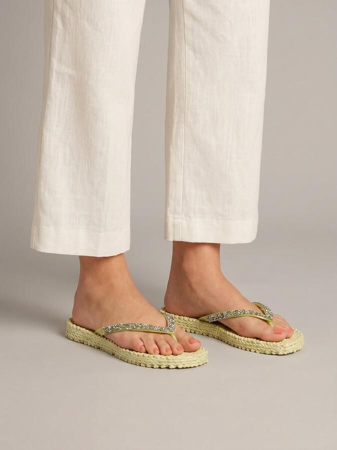Ilse Jacobsen Cheerful Dames Slippers Lichtgroen - Foto 2