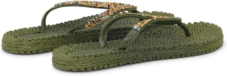 ILSE JACOBSEN Teenslipper olijfgroen - Foto 4