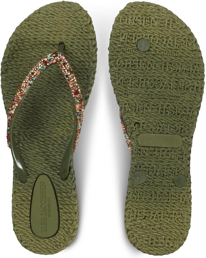 ILSE JACOBSEN Teenslipper olijfgroen - Foto 2