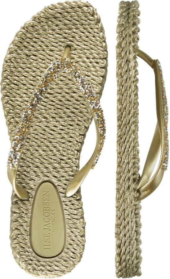 ILSE JACOBSEN Teenslippers Dames Cheerful03 Rubber Goud - Foto 9