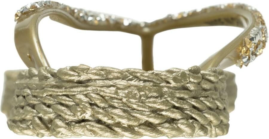 ILSE JACOBSEN Teenslippers Dames Cheerful03 Rubber Goud - Foto 5