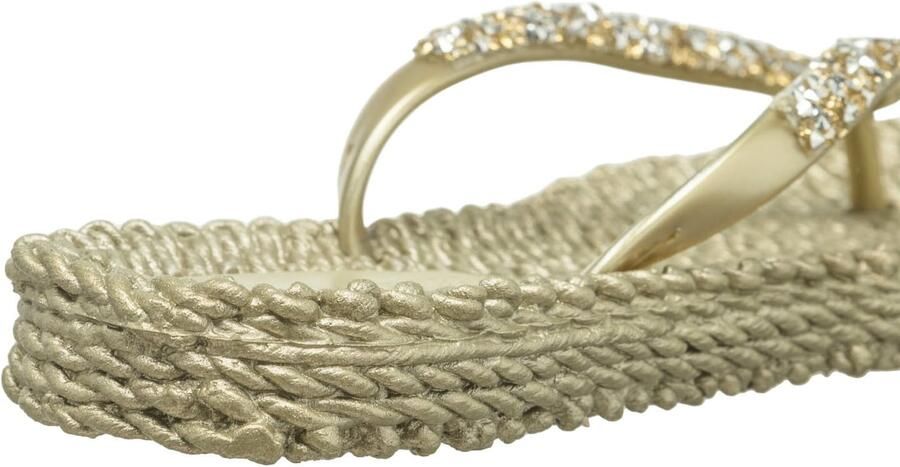 ILSE JACOBSEN Teenslippers Dames Cheerful03 Rubber Goud - Foto 13