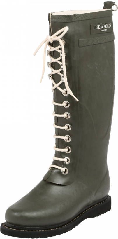 Ilse Jacobsen Long Rubberboot Regenlaars Dames Middenkaki - Foto 3