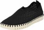 Ilse Jacobsen Instappers Dames Instapschoenen Damesschoenen Canvas Tulip 3275 Zwart - Thumbnail 6