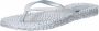 ILSE JACOBSEN Teenslippers Dames Cheerful01 Maat: 38 Materiaal: Rubber Kleur: Zilver - Thumbnail 8