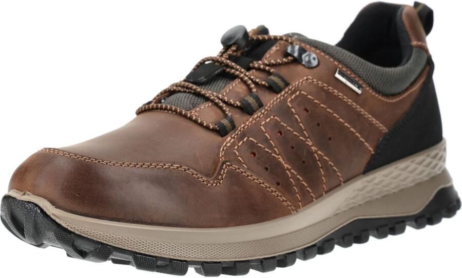 IMAC Sneakers laag donkerbruin zwart