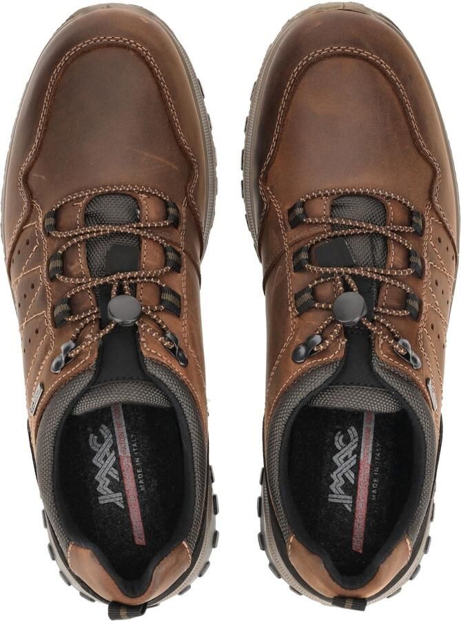 IMAC Sneakers laag donkerbruin zwart - Foto 2