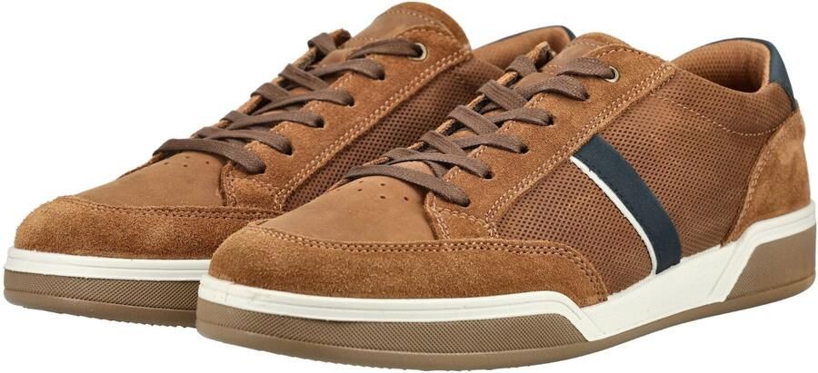 IMAC Sneakers laag navy cognac wit - Foto 5