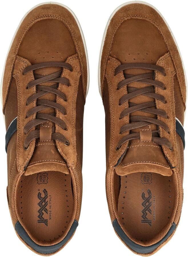IMAC Sneakers laag navy cognac wit - Foto 2