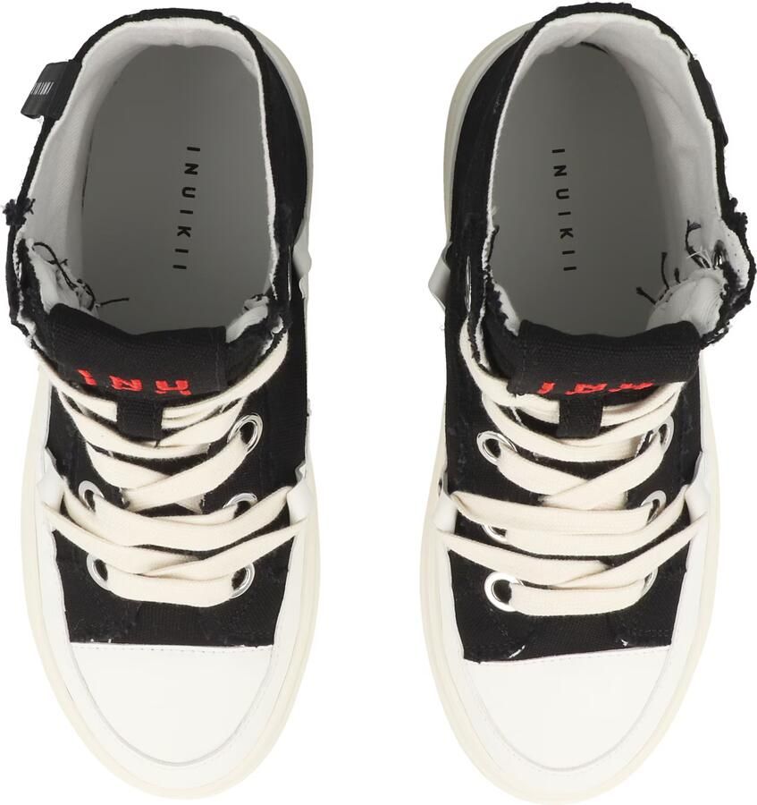 INUIKII Sneakers hoog 'Matilda' rood zwart - Foto 2