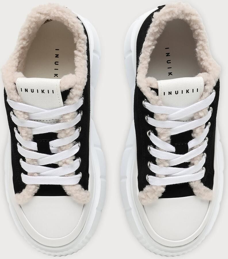 INUIKII Sneakers laag 'Matilda' crème zwart - Foto 2
