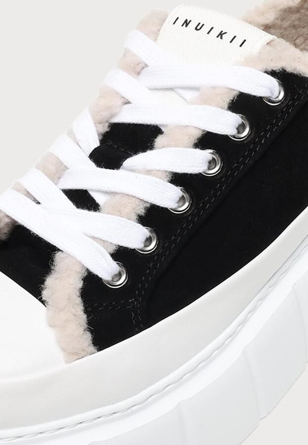 INUIKII Sneakers laag 'Matilda' crème zwart - Foto 4