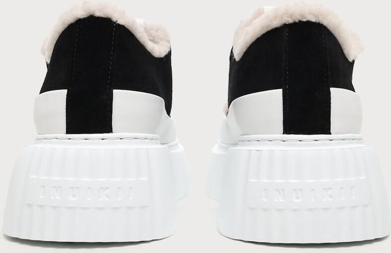 INUIKII Sneakers laag 'Matilda' crème zwart - Foto 7
