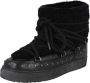 INUIKII Comfy outdoor FAshion Curly Rock Enkelboots Enkellaarsjes Dames Zwart - Thumbnail 2