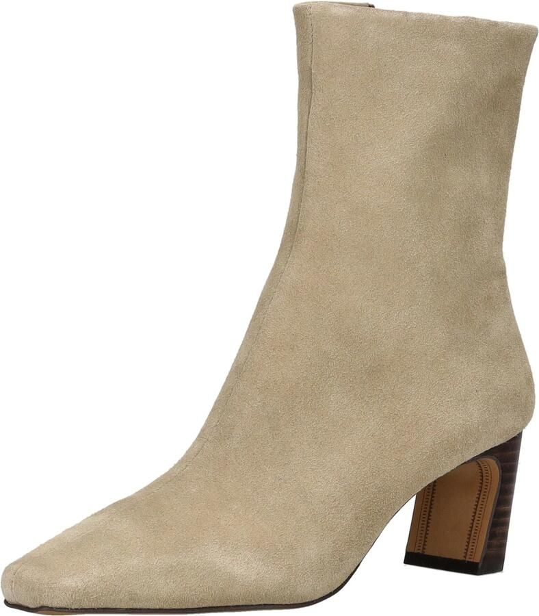INUOVO Enkellaarsjes lichtbeige