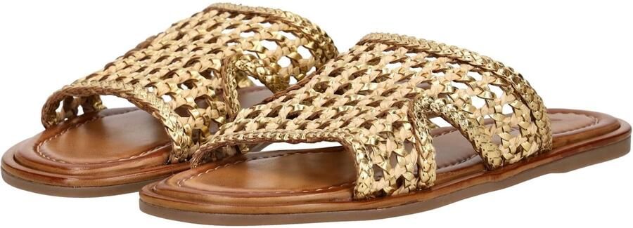 INUOVO Muiltjes beige goud - Foto 5