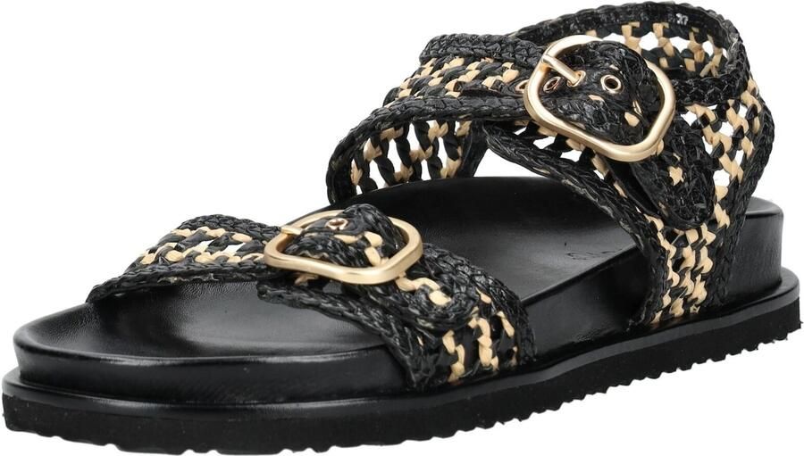 INUOVO Sandaal beige zwart