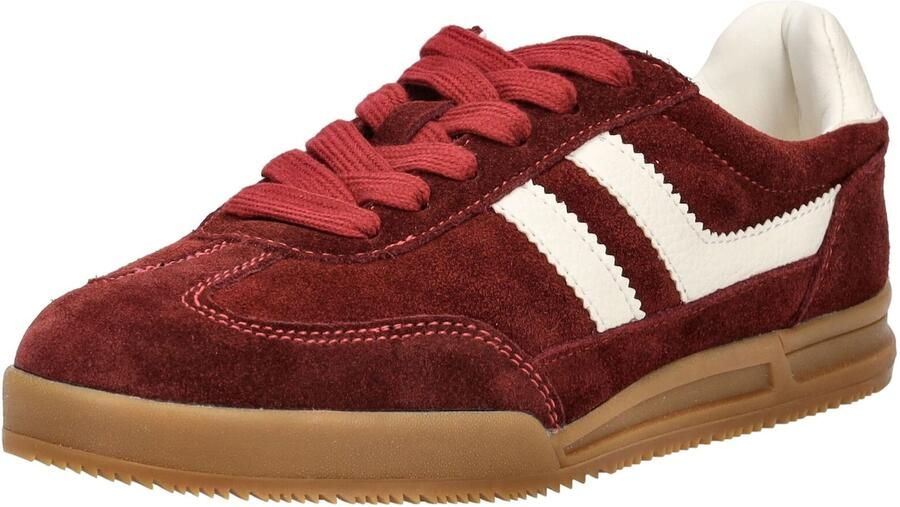 INUOVO Sneakers laag bordeaux wit