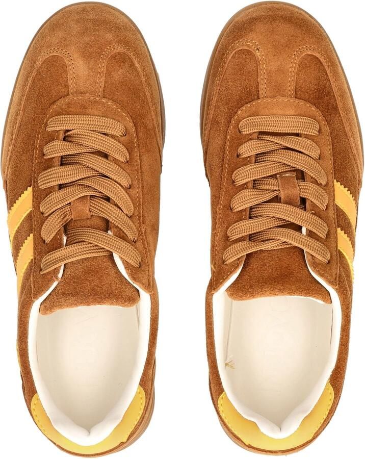 INUOVO Sneakers laag karamel honing - Foto 2