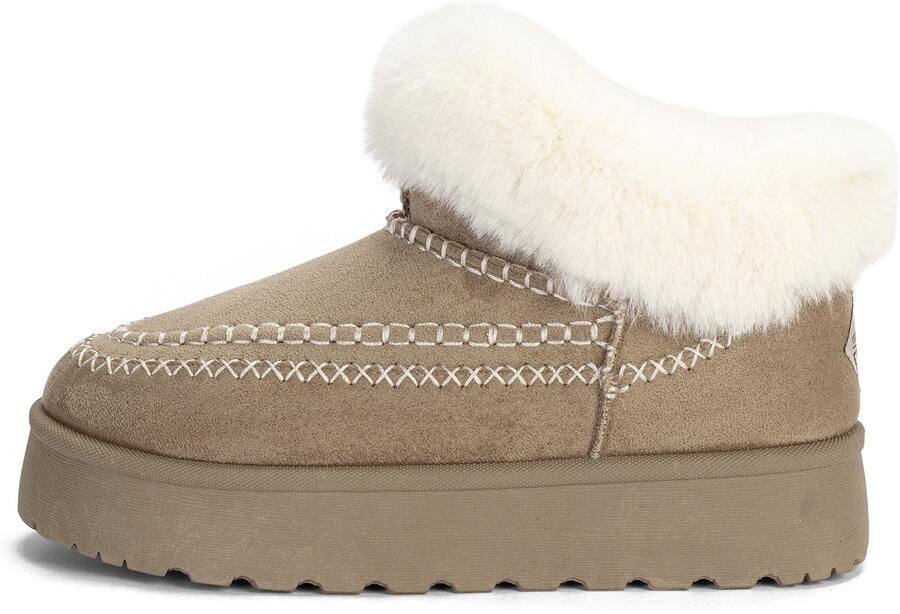 Island Boot Snowboots 'SHEILA' grijs taupe - Foto 4
