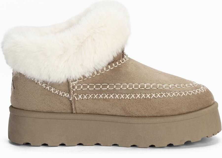 Island Boot Snowboots 'SHEILA' grijs taupe - Foto 3