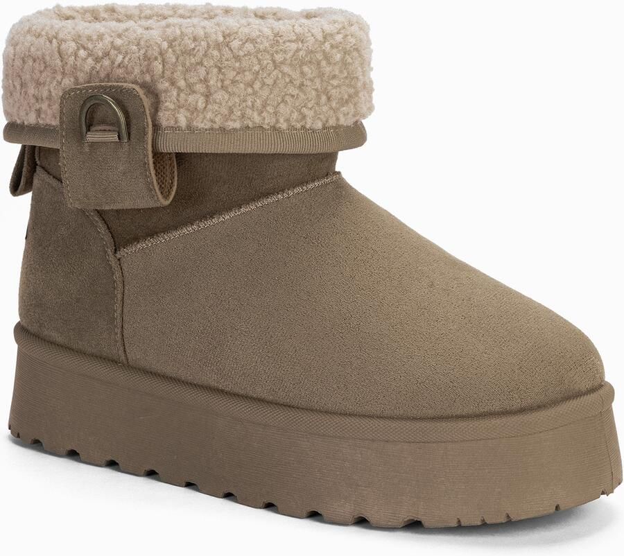 Island Boot Snowboots 'SILENE' donkerbeige