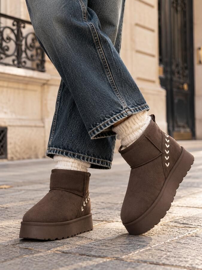 Island Boot Snowboots 'SAPHIR' grijs taupe - Foto 2
