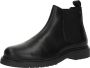 JACK & JONES Jfwvauxhall Leather Chelsea Boot Sn leren chelsea boots antraciet - Thumbnail 2