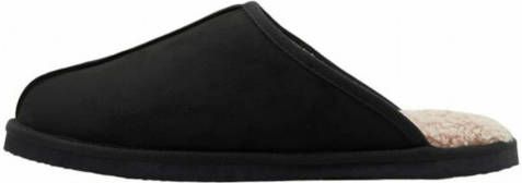 JACK & JONES Heren Instappers Dudely Microfiber Pantoffel Zwart