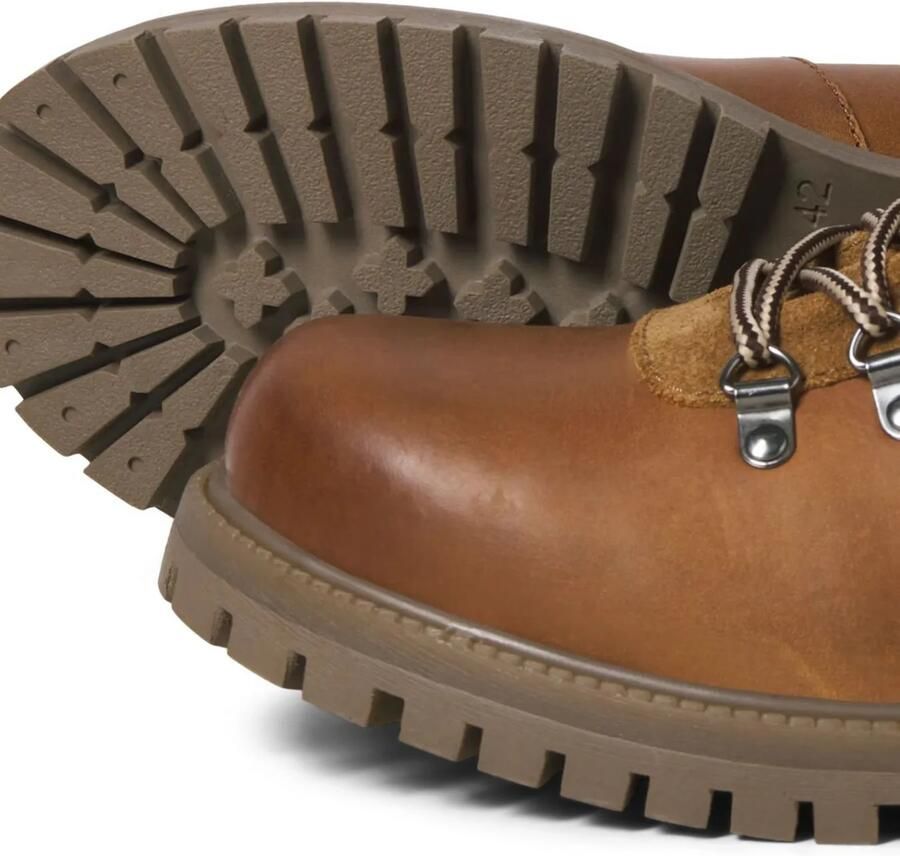 Jack & jones Platte laarzen Jack & Jones 12296369 DAMIAN LEATHER BOOT-COGNAC - Foto 2