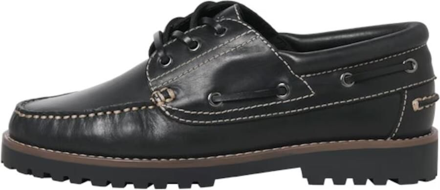 JACK & JONES JACK&JONES JFWBROOKLYN LEATHER BOAT SHOE LN Heren Veterschoenen - Foto 4