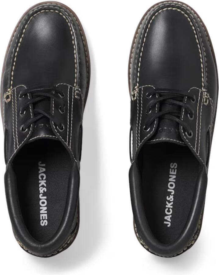 JACK & JONES JACK&JONES JFWBROOKLYN LEATHER BOAT SHOE LN Heren Veterschoenen - Foto 5
