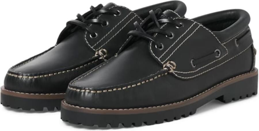 JACK & JONES JACK&JONES JFWBROOKLYN LEATHER BOAT SHOE LN Heren Veterschoenen - Foto 6