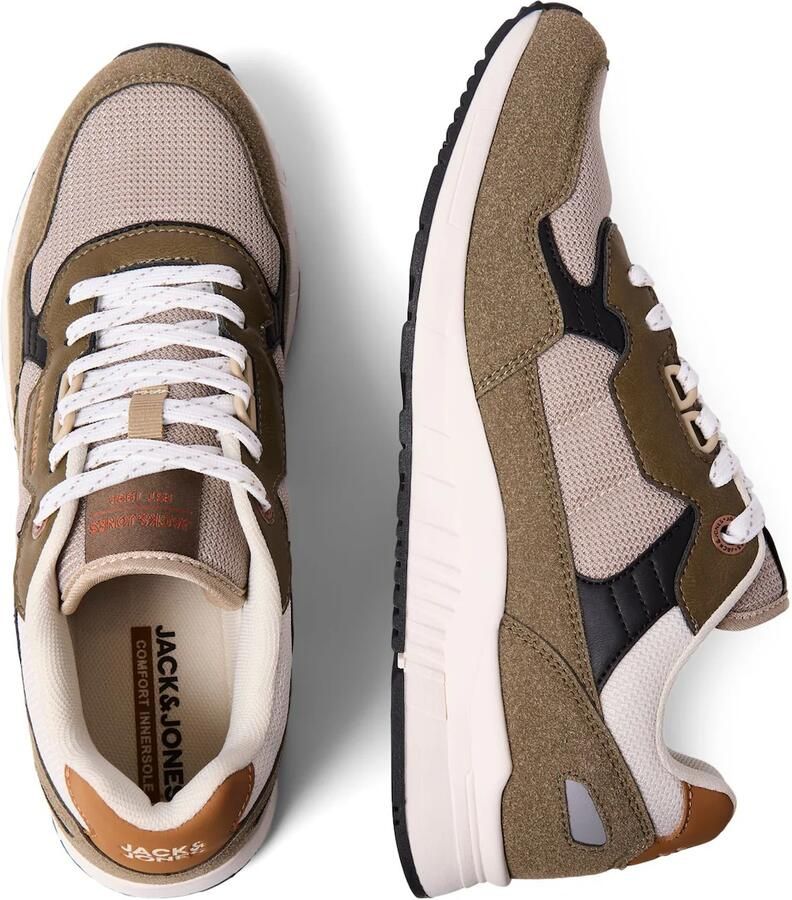 JACK & JONES JACK&JONES JFWJUPITER SYN SUEDE COMBO SNEAKER Heren Veterschoenen - Foto 3