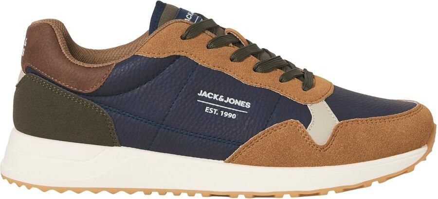 JACK & JONES Sneakers laag 'JFWBEECH' crème navy pueblo