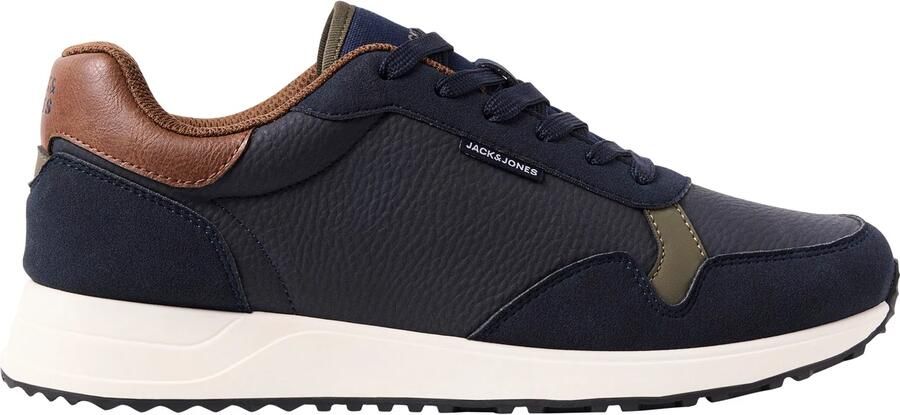 JACK & JONES Sneakers laag 'JFWBOWDEN' donkerblauw karamel olijfgroen - Foto 6
