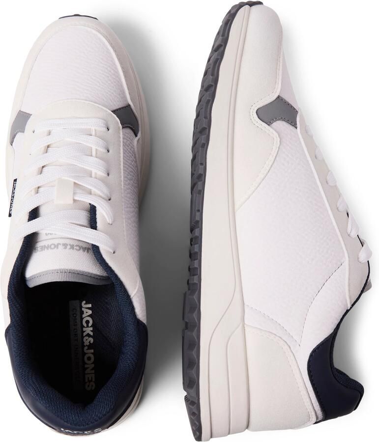JACK & JONES Sneakers laag 'JFWBOWDEN' nachtblauw donkergrijs wit wolwit - Foto 2