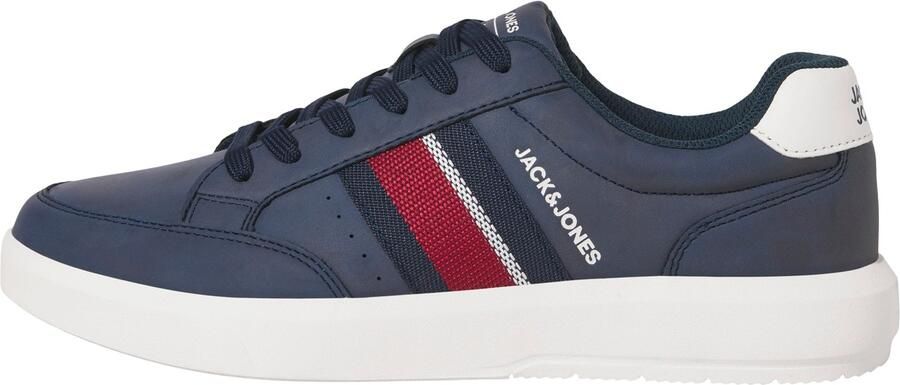 JACK & JONES Sneakers laag 'JFWJOHNSON' navy donkerrood wit