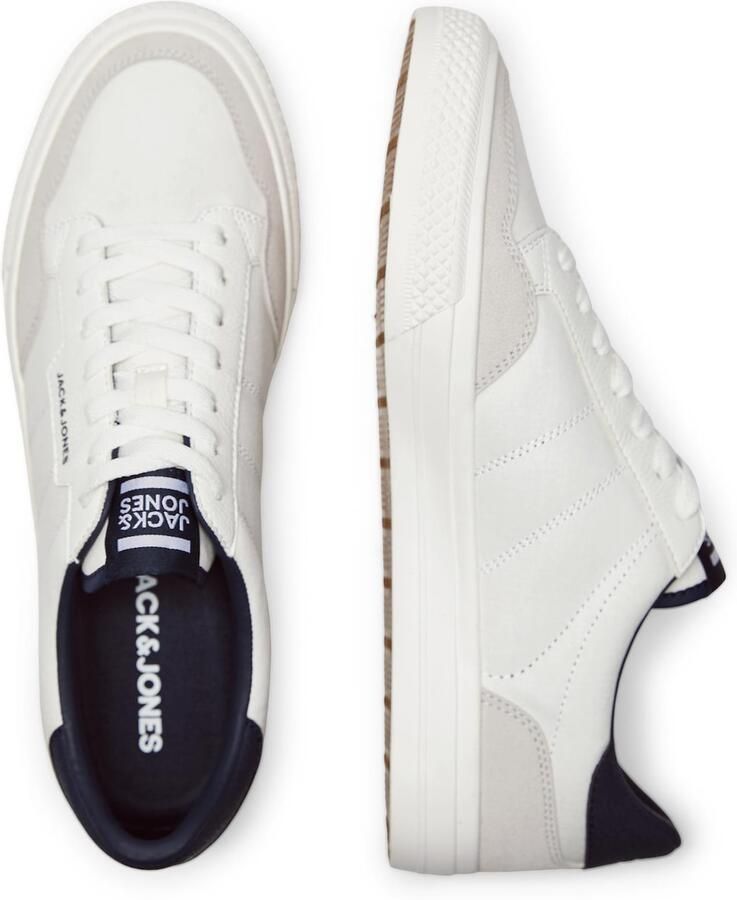 JACK & JONES JACK&JONES JFWMORDEN COMBO WHITE NAVY NOOS Heren Veterschoenen - Foto 9